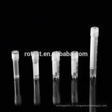 Micro tube cryovial de 3,5 ml pour échantillons biologiques